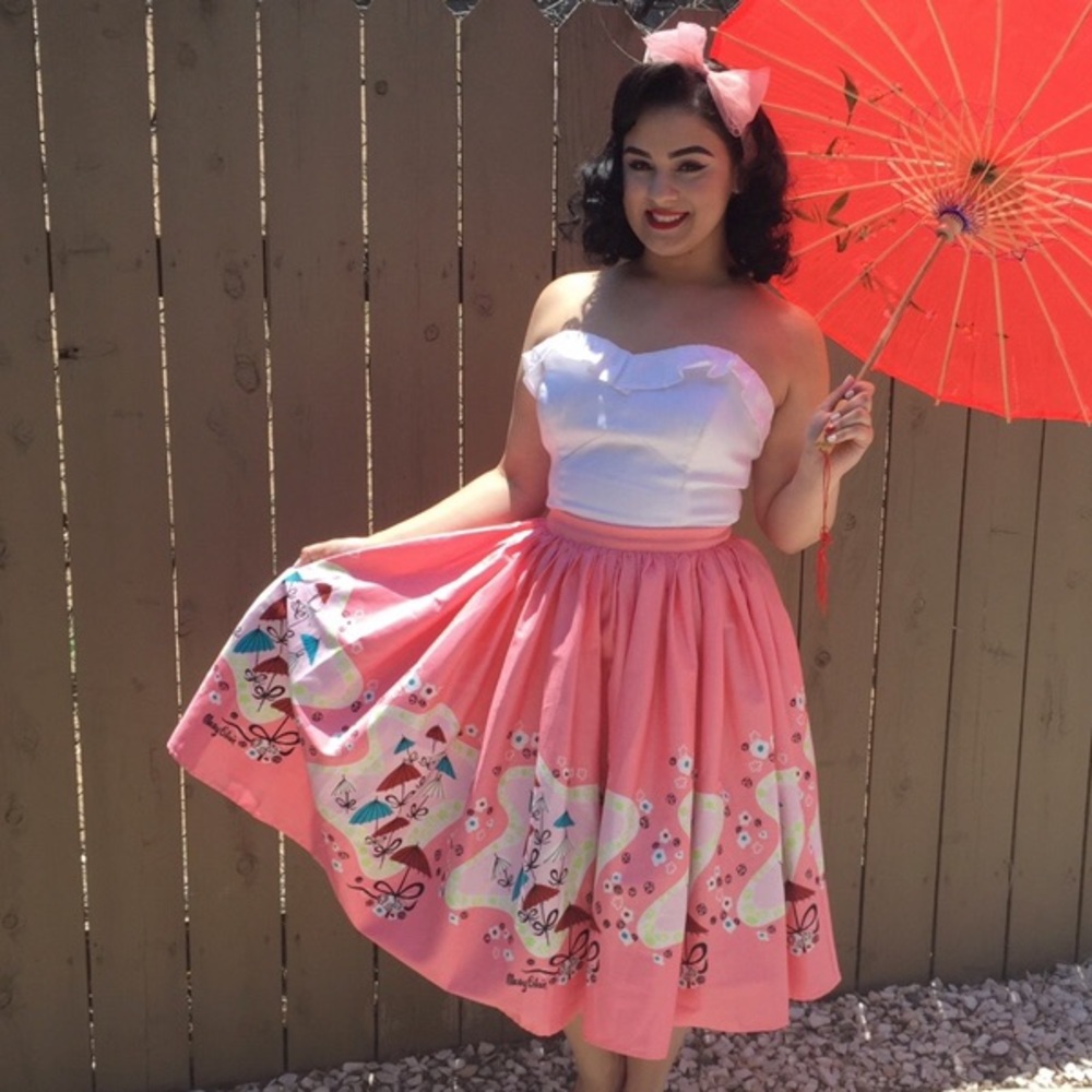 Mary Blair Umbrella Full Skirt PinUp Girl Clothing